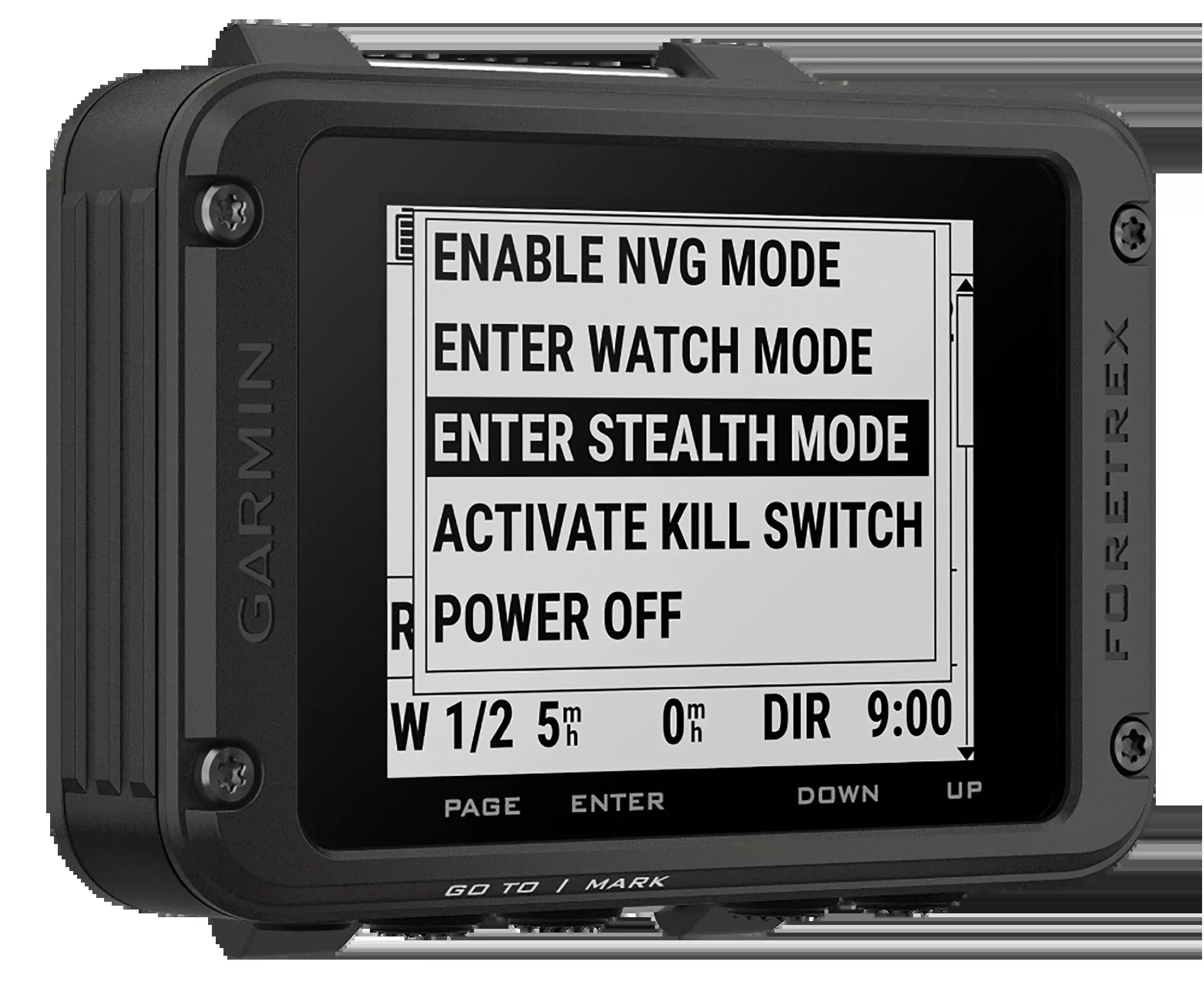 Garmin Foretrex 801 Wrist-Mounted GPS Navigator Black Monochrome MIP Display