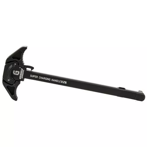 Geissele Automatics 05313B Super Charging Handle AR-15 Black Hardcoat Anodized 7075 Aluminum