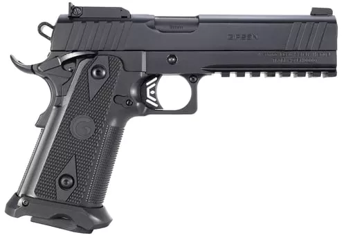 Girsan 395029 Witness23119mm Luger 20+1 5" Black Steel Barrel, Black Serrated Steel Slide, Black Polymer Frame w/Beavertail & Picatinny Rail, Black Checkered Polymer Grip, Ambidextrous