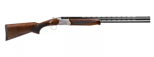 GirsanBalikli Blue Label 20 Gauge Break Open 2.50" 2rd 26" Blue Polished Over/Under Vent Rib Barrel, Engraved Silver Aluminum Receiver, Fixed Turkish Walnut Stock, 5 Mobil Chokes