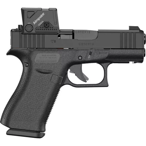 Glock 43X MOS w/Aimpoint COA Handgun 9mm Luger 10rd Magazines(2) 3.4″ Barrel US Made