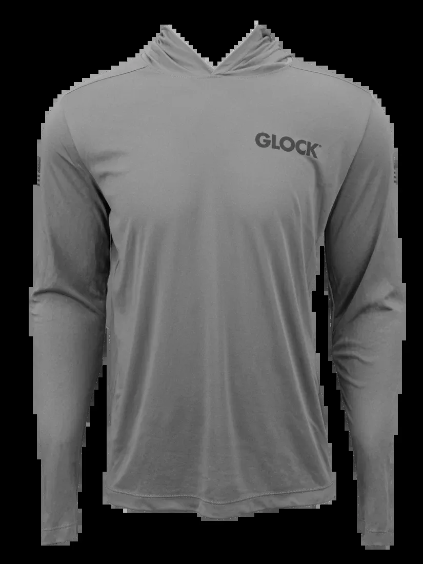 Glock AP96419 Hooded Performance Shirt 2XL Gray