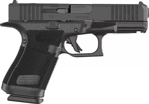 Glock G19 Gen6 9mm Luger 10+1 4.02" Black GMB Barrel & Optic Ready/Serrated Slide, Black Polymer Frame w/Accessory Rail, Interchangeable Backstrap Grip, Ambidextrous