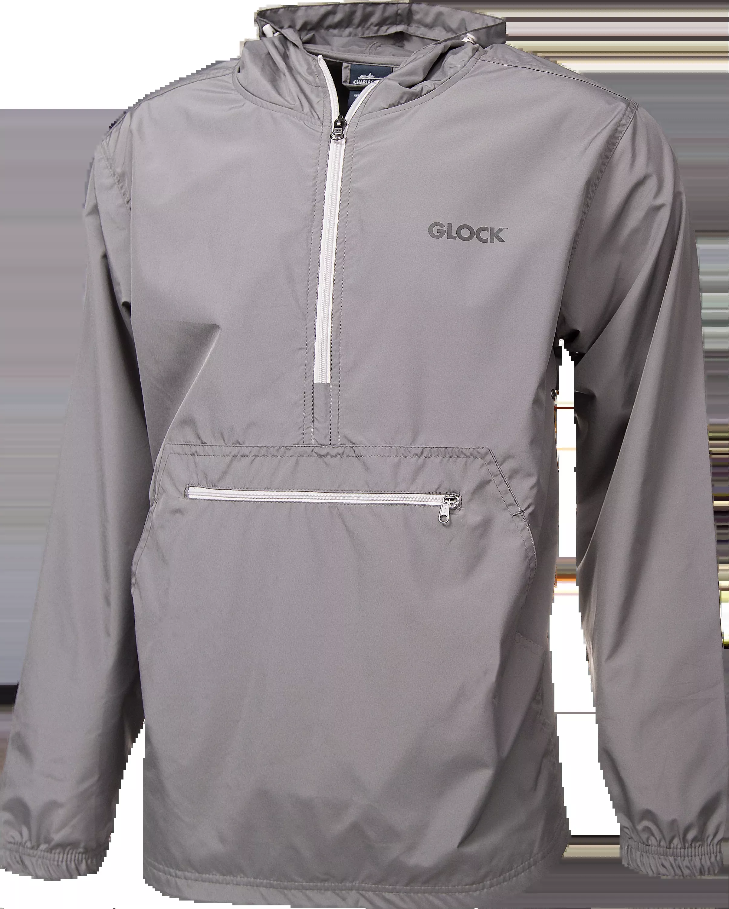 Glock Pack-N-Go Gray Small Long Sleeve Half-Zip Pullover
