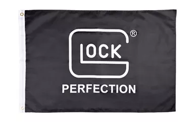 GLOCK Perfection 3'x2' Polyester Banner Flag Black/White - AS4191