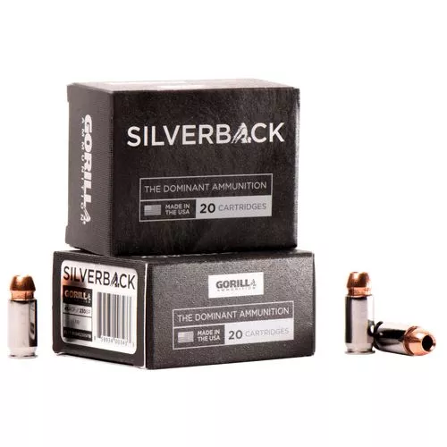 Gorilla SB45230FBI Silverback FBI Penetration 45 ACP 230 gr Solid Copper Hollow Point (SCHP) 20 Bx/ 10 Cs