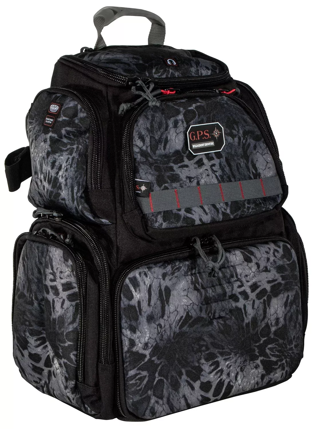GPS Bags 1711BPPMB HandgunnerPRYM1 Blackout 1000D Nylon Holds 4 Handguns