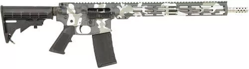 Great Lakes Firearms AR-15 Mission Semi-Automatic Rifle .223 Wylde 16" Barrel (1)-30Rd Magazine Black Synthetic Stock Manhattan Camouflage Finish