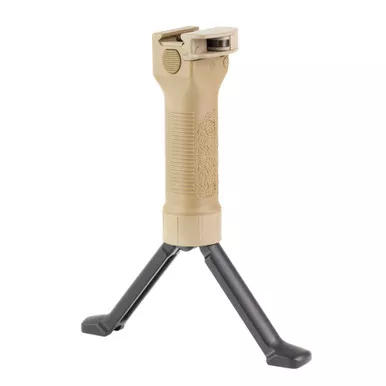 Grip Pod GPS-V2-AL-CL-T Bipod - Tan Aluminum Legs - Cam Lever QD