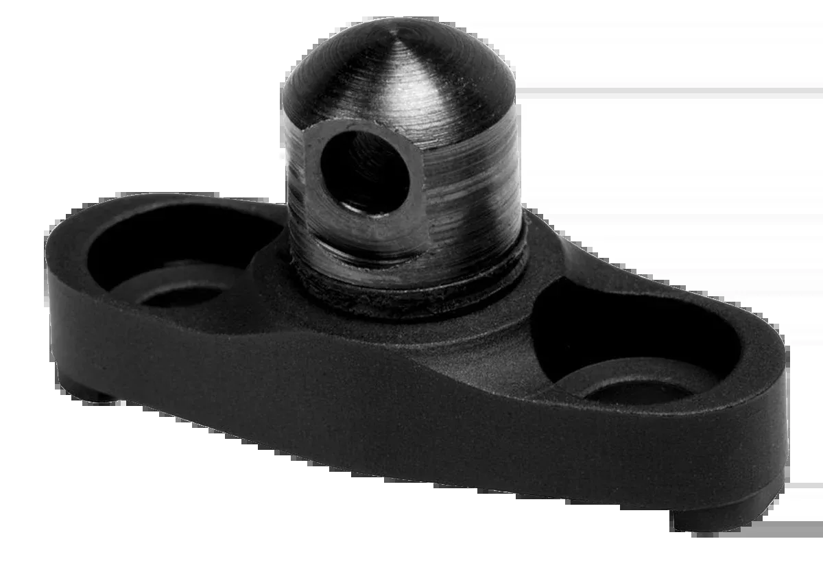 GrovTec GTSW112 Flanged Stud Mount M-LOK Black Anodized 6061 Aluminum