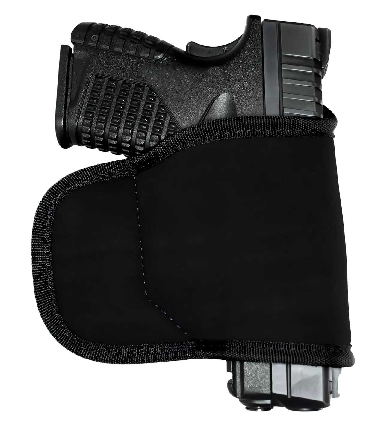 GrovTec US Inc GTHL15099BLK Multi-FitOWB Size 99 Black Suede Belt Loop Fits Med/Lg Semi-Auto Right Hand