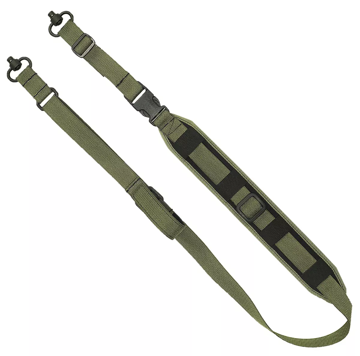 GrovTec US Inc GTSL130 QS 2-Point Sentinel OD Green Adjustable Rifle/Shotgun