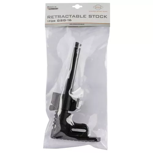 GSG GER4020108 GSG-16Retractable with Mag Holder Black Polymer