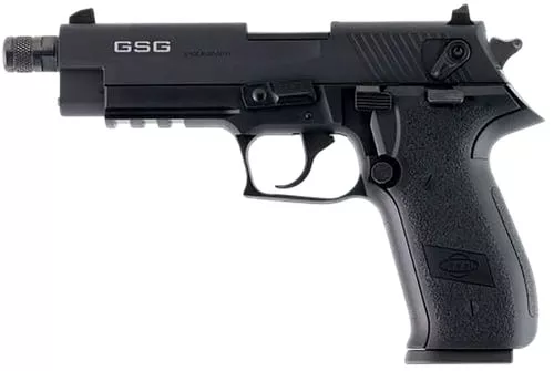 GSG GERG2213TFFA FireFly22 LR 13+1 4.90" Black Threaded Barrel Black Aluminum Serrated Slide Black Aluminum Frame w/Picatinny Rail Textured Grip
