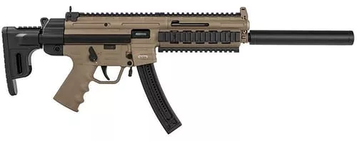 GSG GERGGSG1610T GSG-16 Carbine Full Size 22 LR 10+1 16.25" Black Flat Dark Earth Polymer Receiver Black Collapsible w/Storage Compartment Stock Right Hand