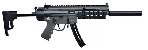 GSG GSGGERGGSG1622S GSG-16 Carbine Full Size 22 LR 22rd 16.25" Black Smoke Polymer Receiver Black Collapsible w/Storage Compartment Stock Right Hand