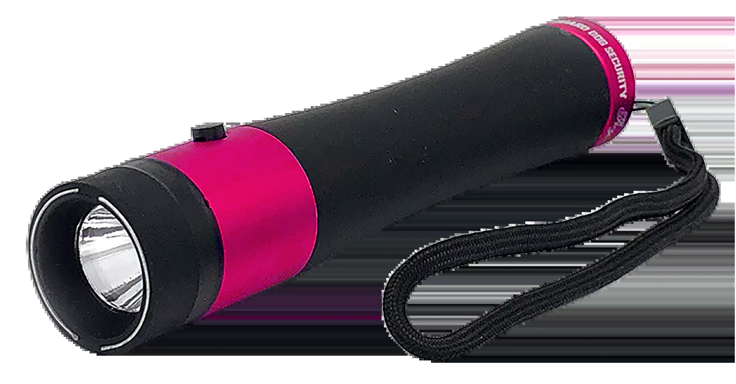 Guard Dog Ivy Stun Gun 200 Lumen Flashlight - Black/Pink Aluminum