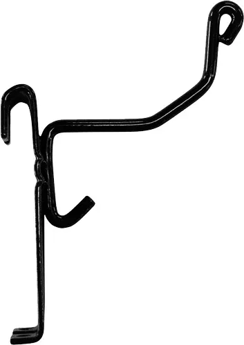 Gun Storage Solutions Gridwall Horizontal Gun Cradles 10-Pack - Vinyl Coated Black
