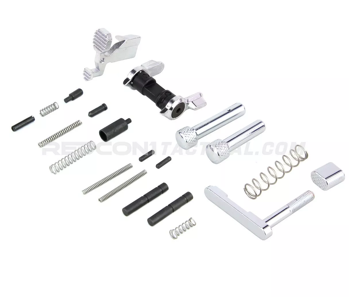Guntec USA AR-15 Builders Kit With Ambi Safety - Chrome