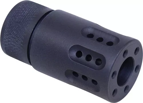 Guntec USA Mini Slip-Over Barrel Shroud AR-15 1/2x28 Multi-Port Muzzle Brake
