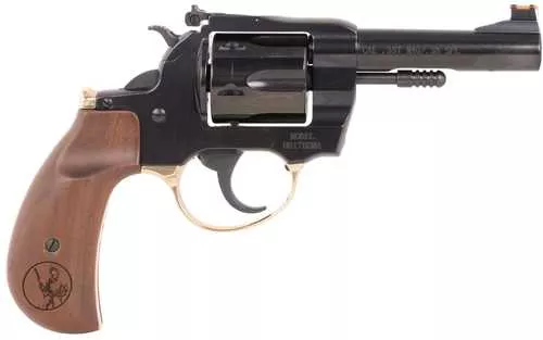 Henry Big Boy Deadeye 357 Mag/38 Special 6 Shot 4" Blued Round Barrel, Blued Cylinder, Blued Polished Steel Frame, American Walnut Gunfighter Grip, Transfer Bar Safety, Exposed Hammer