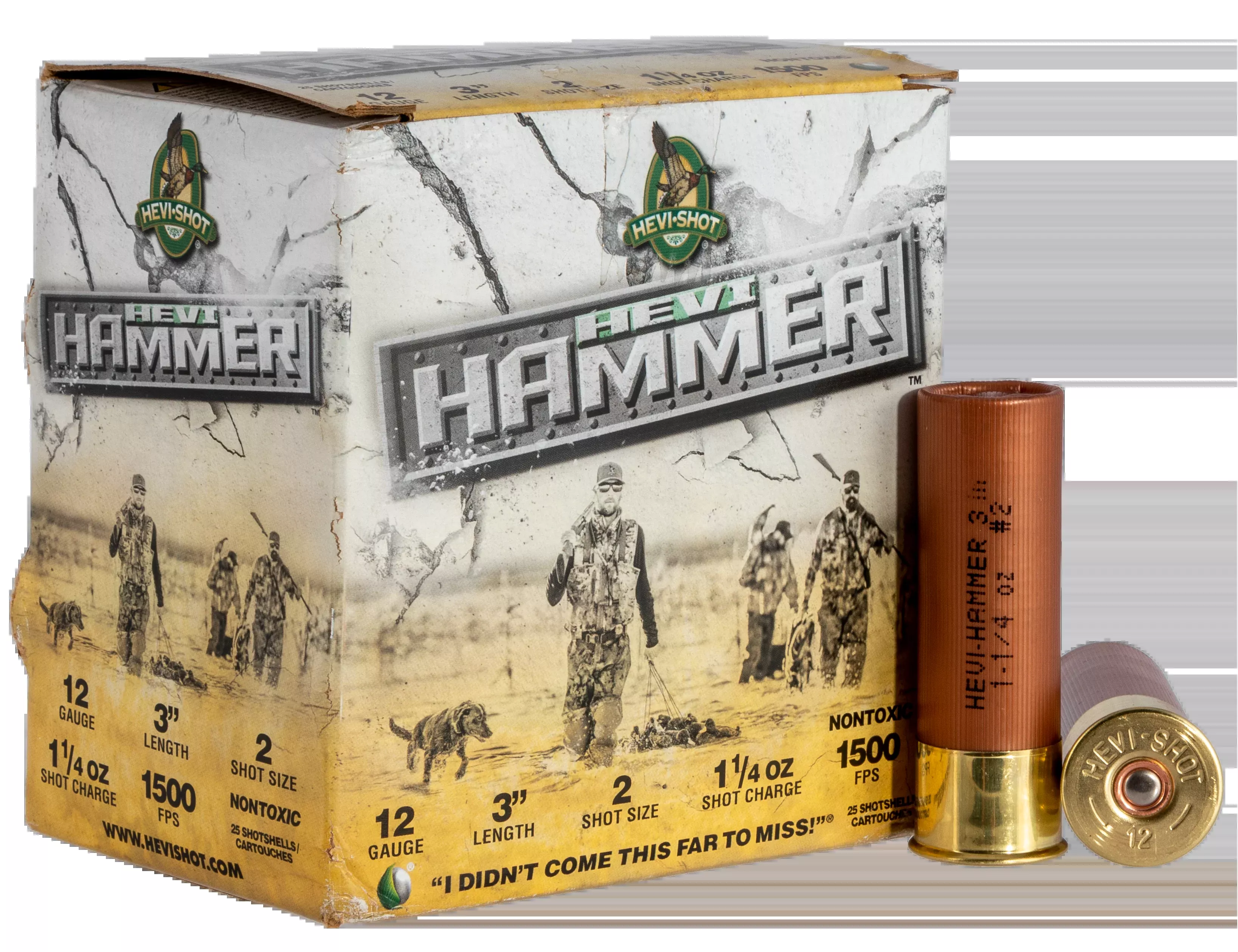Hevishot HEVI-Hammer 12 Gauge 3" 1-1/4 oz #2 Shot 1500 fps - Box or Case