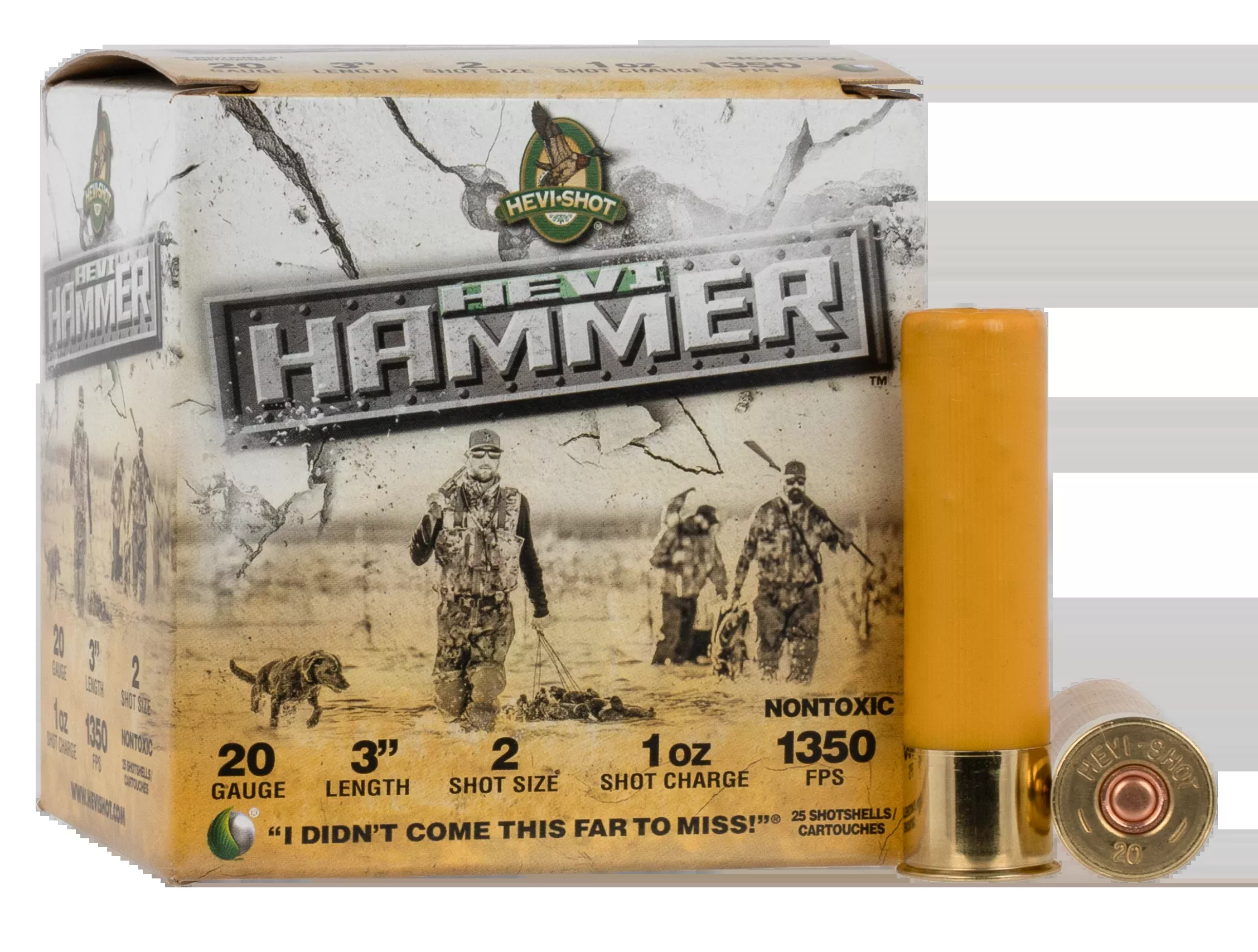 Hevishot HEVI-Hammer 20 Gauge 3" 1 oz #2 Shot 1350 fps - Box or Case