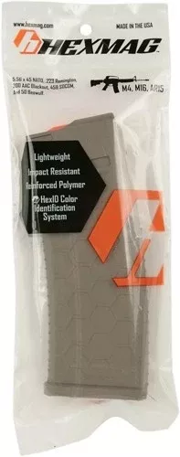 Hexmag Series 2 AR-15 5.56x45mm NATO 15-Rd Flat Dark Earth Polymer Magazine