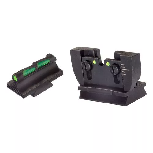 Hiviz RG1022 Litewave Set Ruger 10/22 Blk Frm Front/Rear Green/Red
