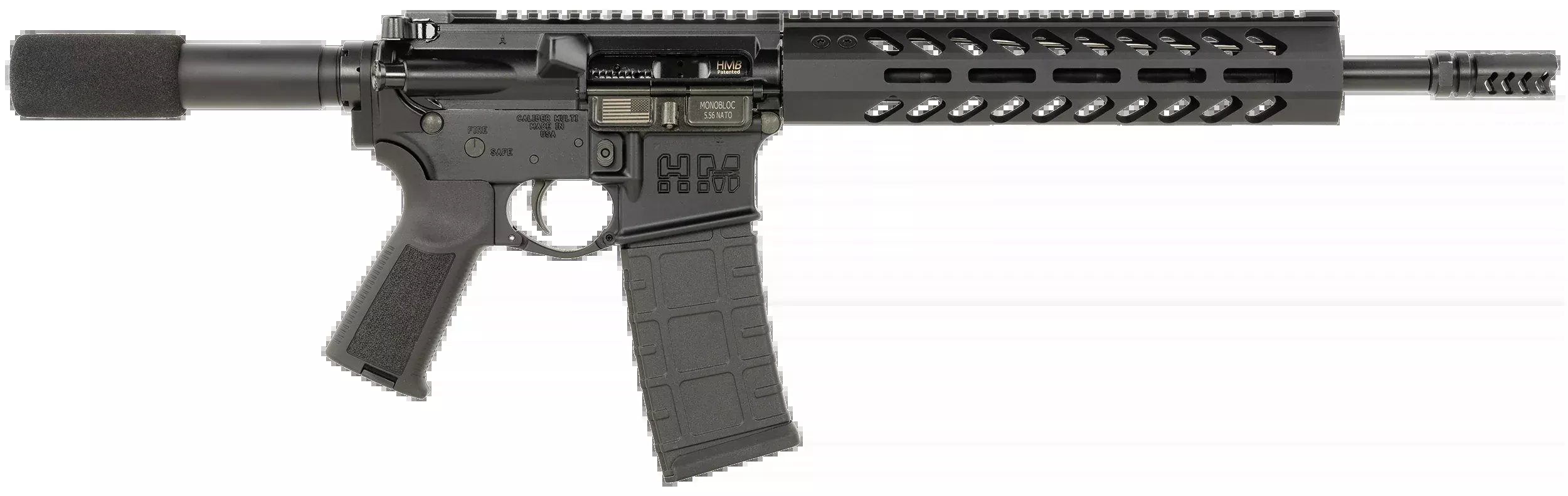 HM Defense Raider M5 223 Rem/5.56 NATO 12.5" 30+1 Black Pistol