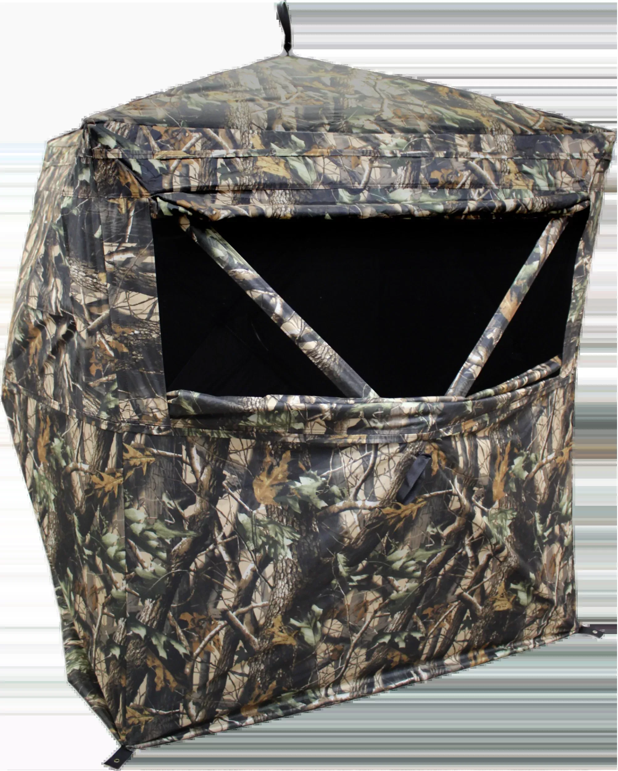 HME GRDBLND2 2-Person Pop-Up Ground Blind 62x62x66 150D Camo Water Resistant
