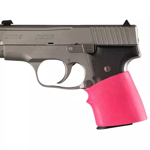Hogue 18007 HandAll Jr.Grip Sleeve Most 22, 25, 38 Pistols Textured Rubber Pink