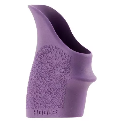 Hogue 18206 HandAll Beavertail Grip Sleeve Fits Glock 42/43 Textured Rubber Purple