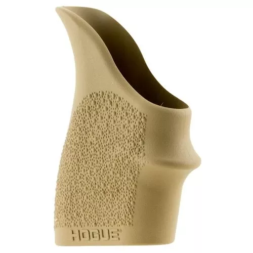 Hogue 18403 HandAll Beavertail Grip Sleeve Fits S&W Shield 9; Ruger LC9; Glock 26 Textured Rubber Flat Dark Earth