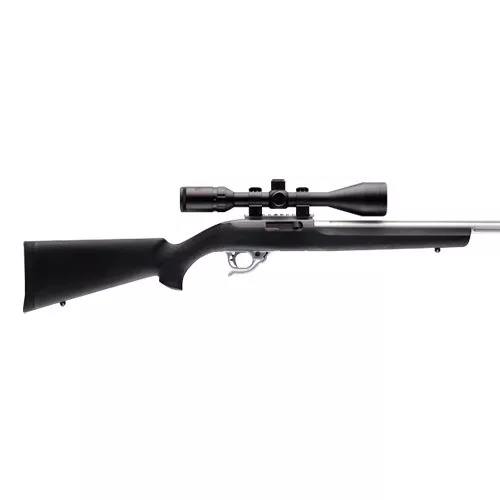 Hogue 22000 OverMoldedRifle Stock Ruger 10/22 with Standard Barrel Diameter Rubber Black