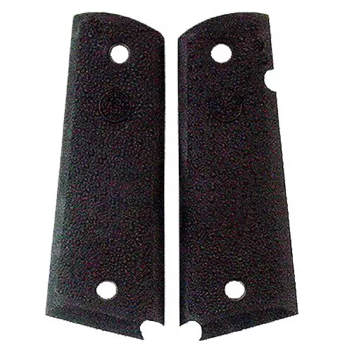 Hogue 45090 Rubber Grip Panels with Palm Swells 1911 Government Black