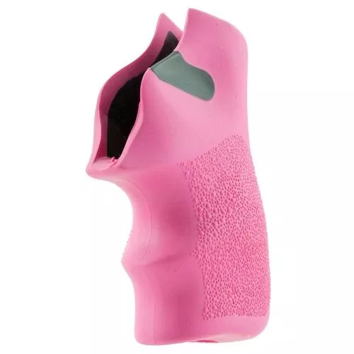 Hogue 78027 Tamer with Finger Grooves Grip Ruger LCR/LCRx Textured Rubber Pink