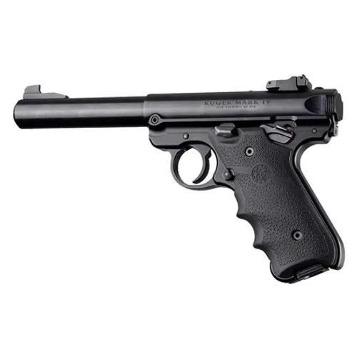 Hogue 79000 Rubber Grip with Finger Grooves Ruger Mark IV Black