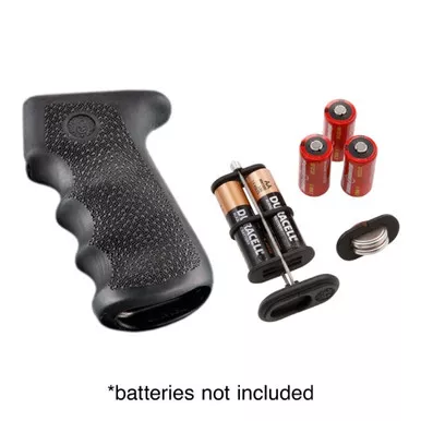 Hogue AK-47 Rubber Overmold Rifle Grip with Finger Grooves and Storage Kit - Black