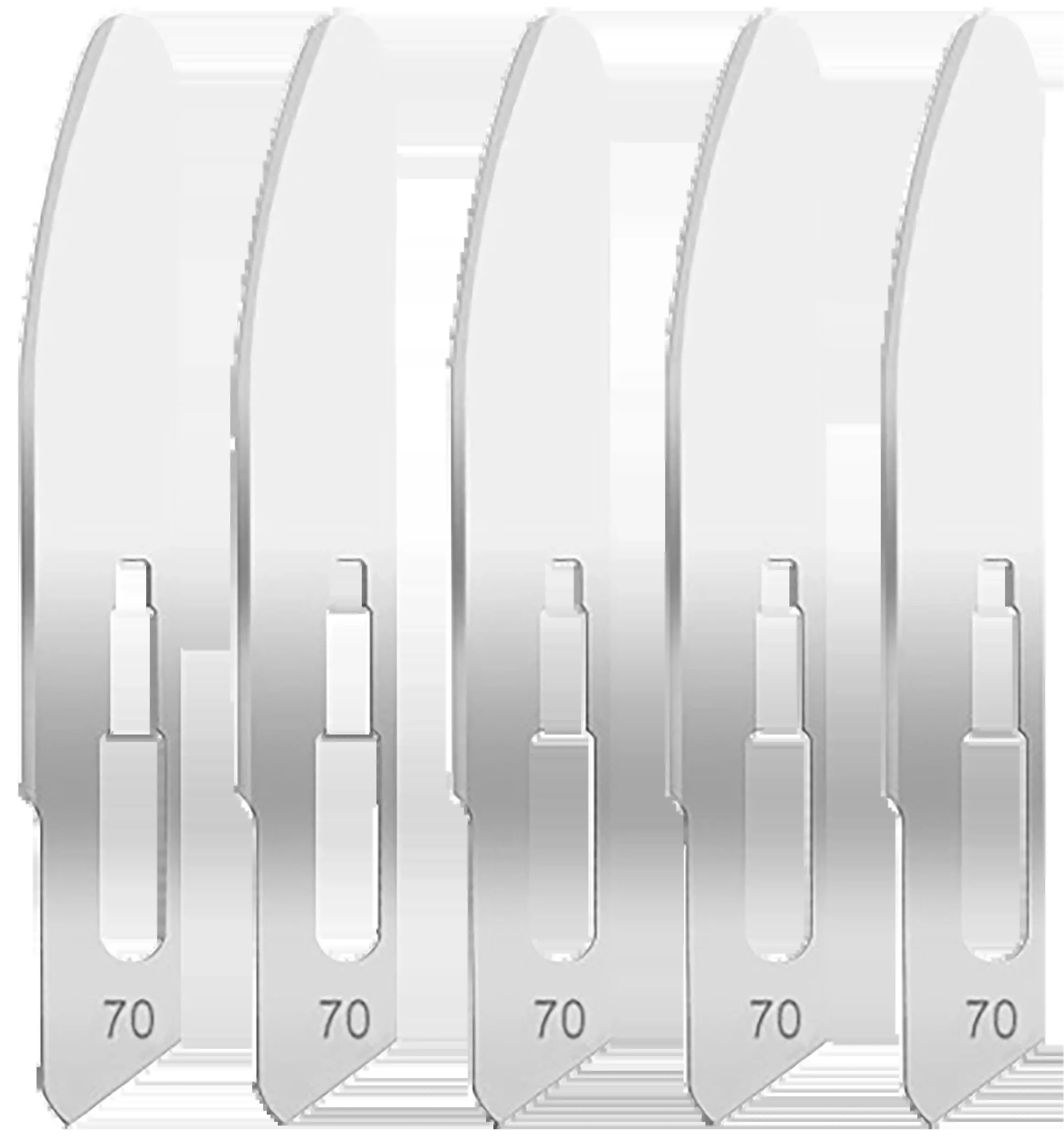 Hogue Expel #70 Style Replacement Blades High Carbon Steel 5-Pack