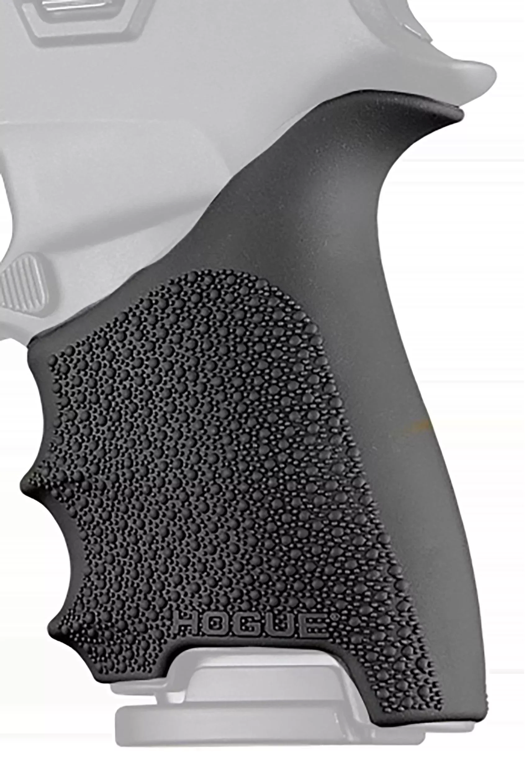 Hogue HandAll Beavertail Grip Sleeve Black Rubber - Sig Sauer P320 Compact