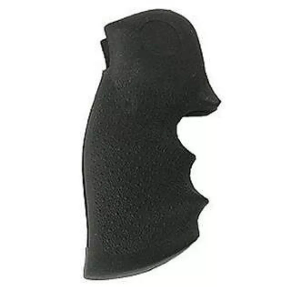 Hogue OverMolded Monogrip, Black Rubber with Finger Grooves for Colt Python - 46000