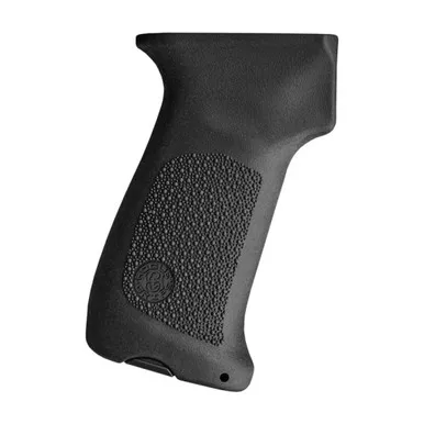 Hogue OverMolded Rubber Grip (No Finger Grooves) for AK-47 / AK-74 Style Rifles - Black
