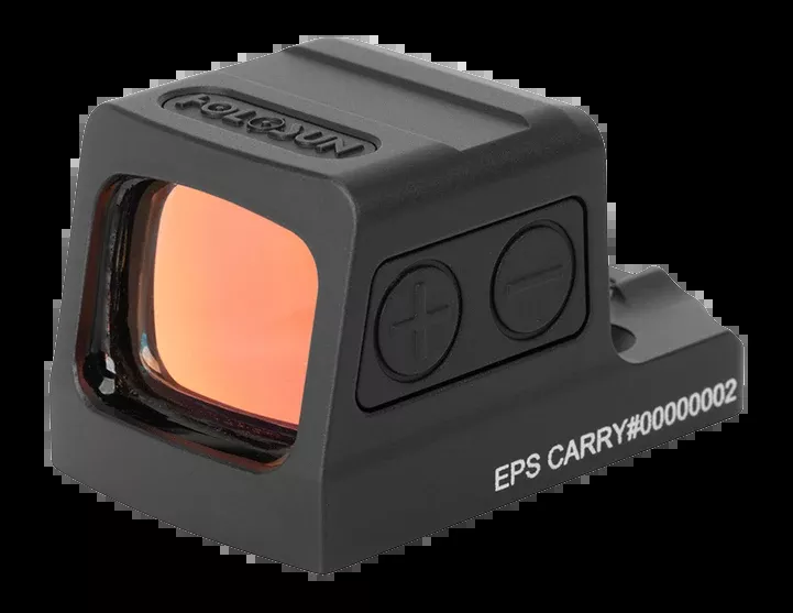 Holosun EPS-CARRY-GD-2 2 MOA Gold Dot Enclosed Pistol Reflex Sight - Black Anodized