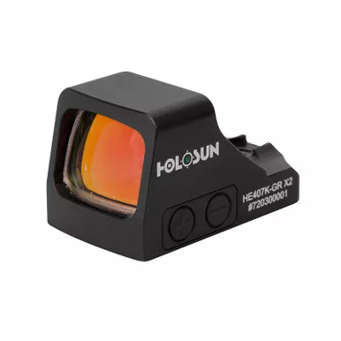 Holosun HE407K-GD X2 Subcompact Pistol Reflex Sight 6 MOA Gold Dot - HE407K-GD-X2