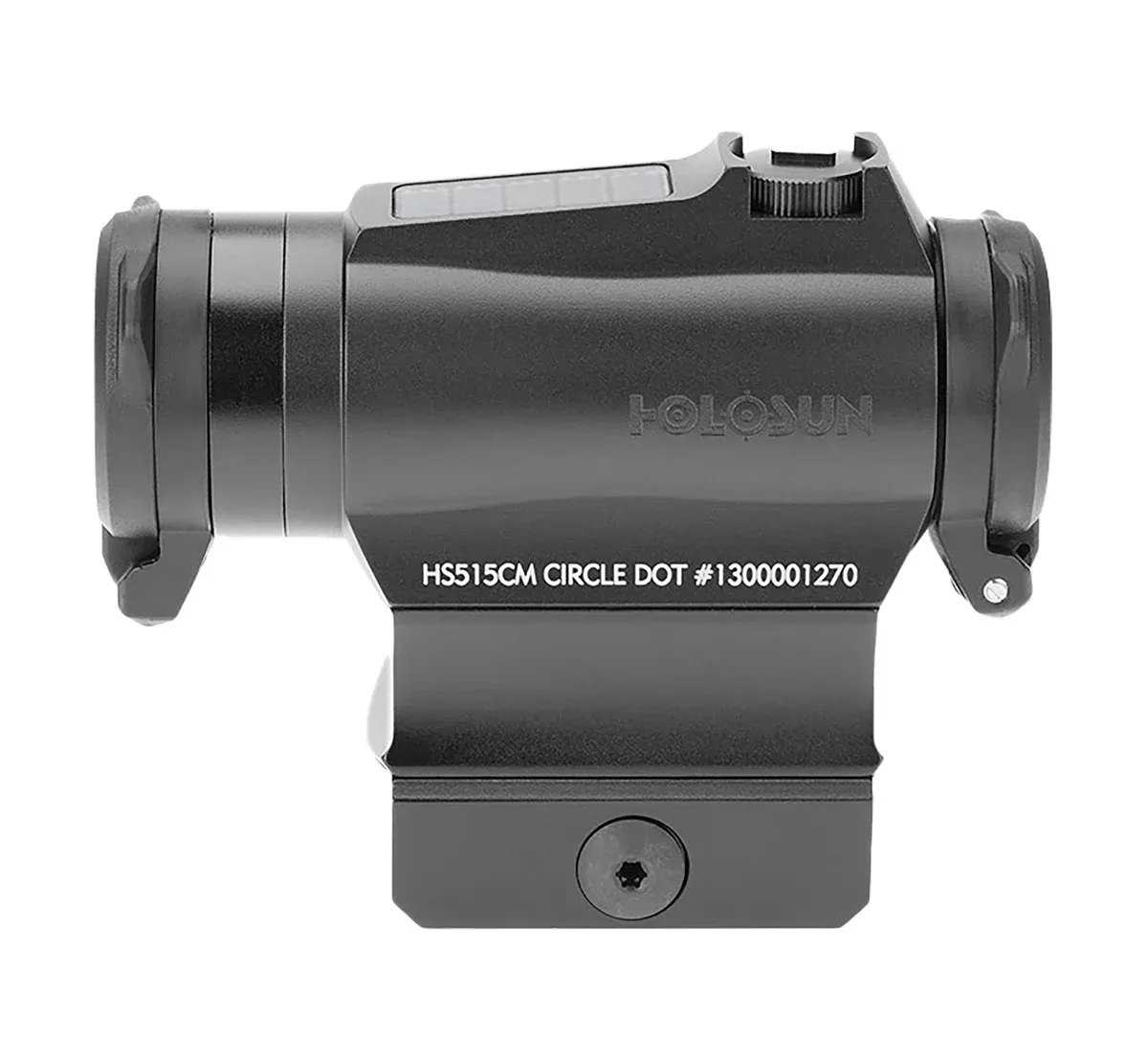 Holosun HS515CM 515Black Anodized 1 x 20 mm 2 MOA Red Dot/65 MOA Circle Multi Reticle