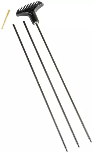 Hoppes 3-Pc Stainless Cleaning Rod .177 Cal Rifle/Airgun