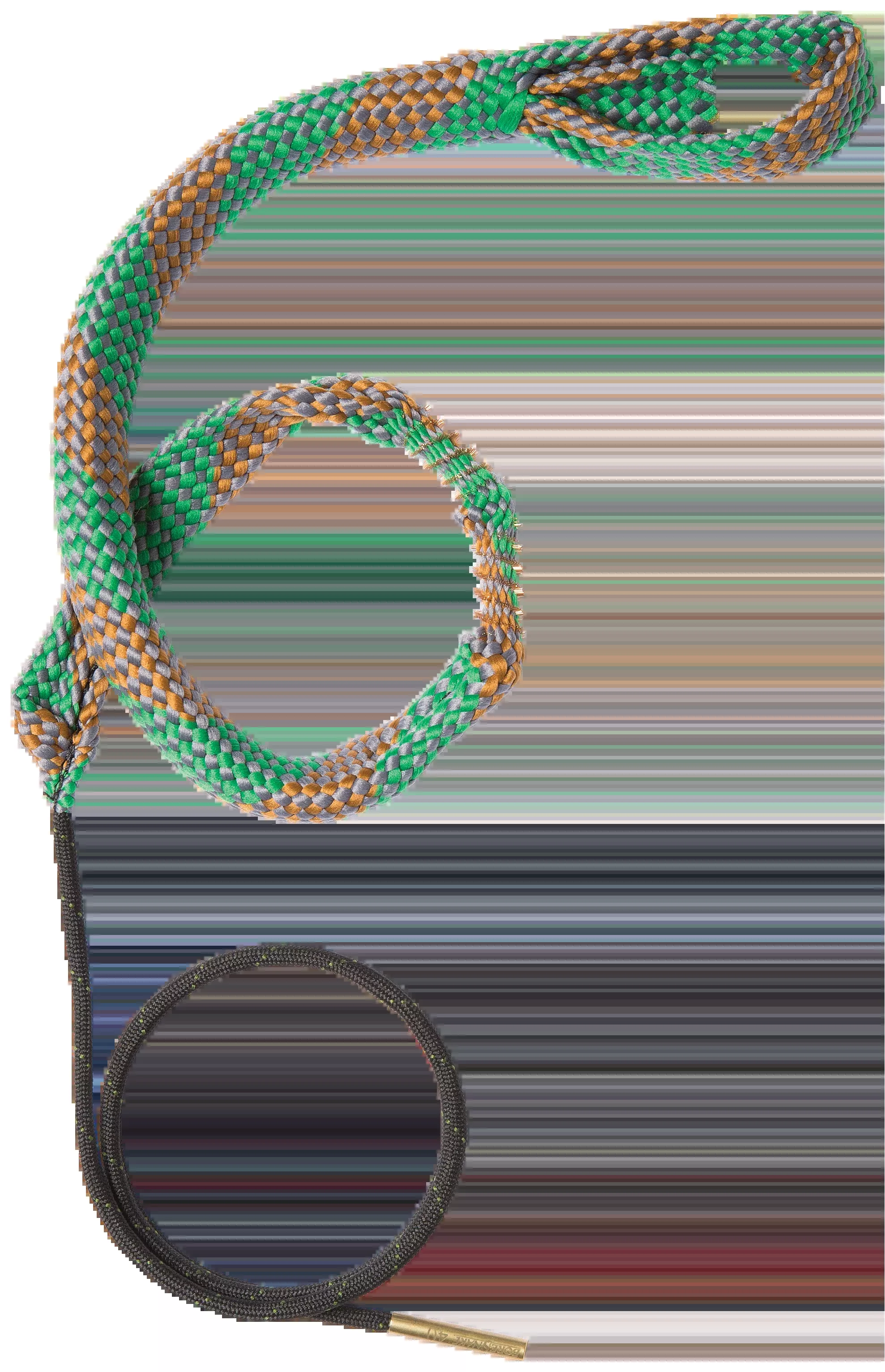 Hoppes BoreSnake Den 40/41 Cal Pistol Bore Cleaner Rope - Bronze Bristle