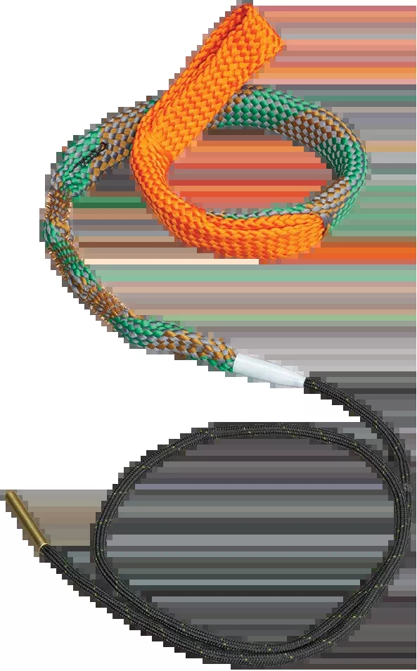 Hoppes BoreSnake Viper 40/41 Cal Pistol Bore Cleaner Rope - Bronze Bristle