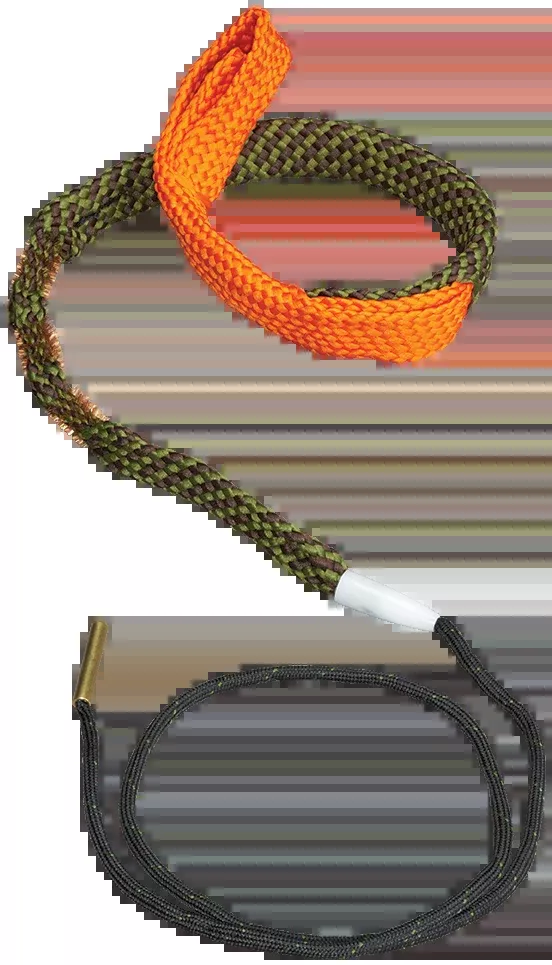 Hoppes BoreSnake Viper 44/45 Cal Pistol Bore Cleaner Rope - Bronze Bristle